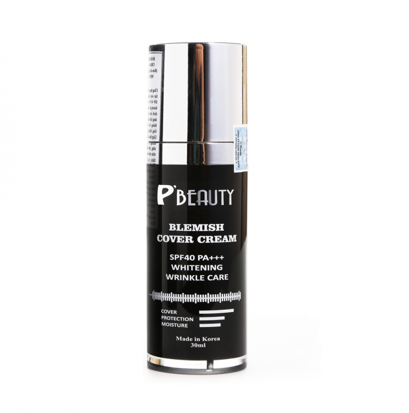 Kem lót trang điểm chống nắng và làm trắng da tế bào gốc P’Beauty Blemish Cover Cream SPF 40PA+++